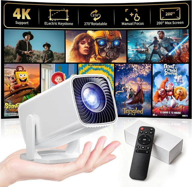 Main image of Mini Projector 4K Support, Portable Projector Full HD 1080P Support