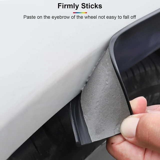Alt view image 7 of 7 - 20Ft Car Wheel Arch Trim, Fender Flares Arches Wing Expander Car Wheel Eyebrow Anti-Collision Strip for Pickup SUV Car Fender Flare Edge Trim (5.5CM)