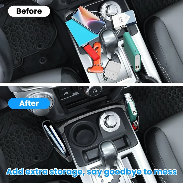Alt view image 3 of 7 - 3PCS Center Console Organizer for Toyota 4Runner 2010-2024