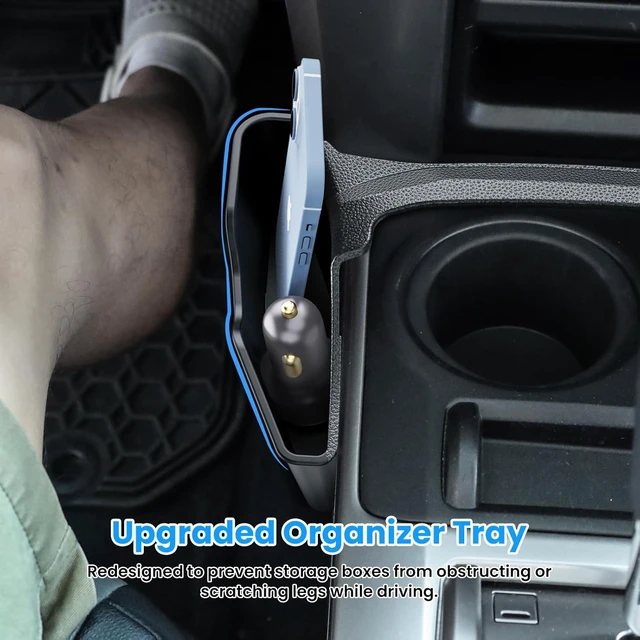 Alt view image 6 of 7 - 3PCS Center Console Organizer for Toyota 4Runner 2010-2024