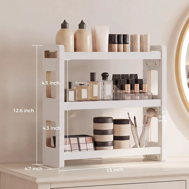 Alt view image 2 of 7 - Bathroom Counter Organizer, Vanity Organizer, Perfume Organizer