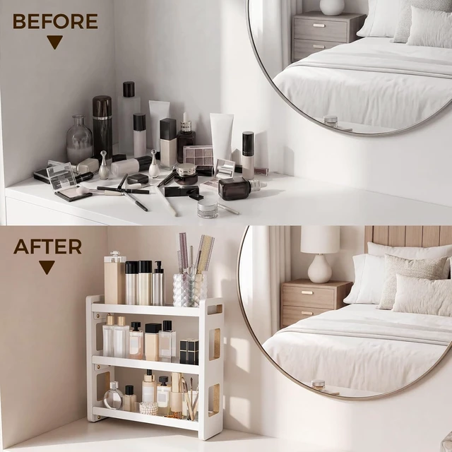 Alt view image 3 of 7 - Bathroom Counter Organizer, Vanity Organizer, Perfume Organizer