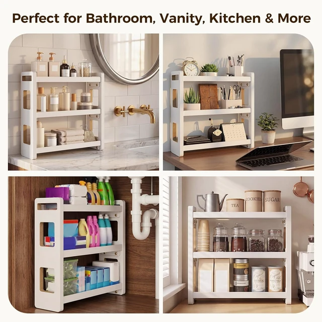 Alt view image 4 of 7 - Bathroom Counter Organizer, Vanity Organizer, Perfume Organizer