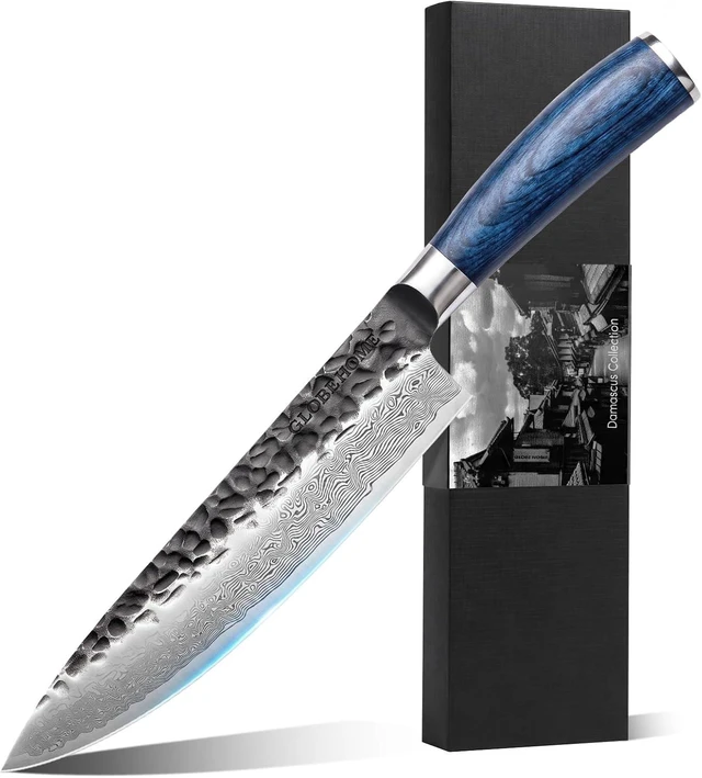 Main image of 8" Japanese Damascus Chef Knife High Carbon Stainless Steel, 67 Layers