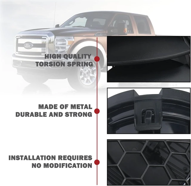 Alt view image 3 of 6 - Dashboard AC Heater Air Duct Vent Louvre (4 Pcs) Compatible with 2011-2016 Ford F250 F350 F450 F550 Super Duty Interior Accessories Replaces BC3Z-19893-AA