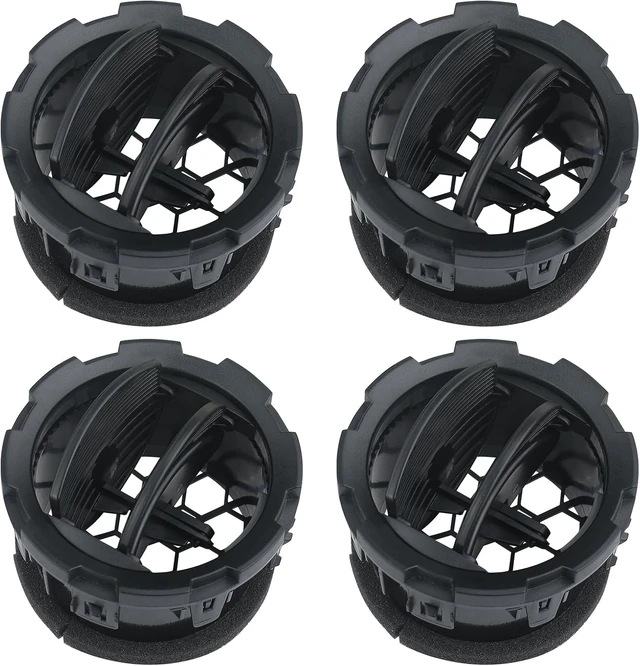 Alt view image 6 of 6 - Dashboard AC Heater Air Duct Vent Louvre (4 Pcs) Compatible with 2011-2016 Ford F250 F350 F450 F550 Super Duty Interior Accessories Replaces BC3Z-19893-AA