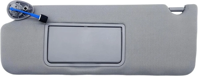 Alt view image 2 of 7 - Left Driver Side Sun Visor with Light Fits for Honda Pilot 2016-2022 Honda Ridgeline 2018-2020 Sun Shade # 83280-TG7-A12ZB 83230-TG7-A12ZB (Gray) (Gray(Left Driver Side))