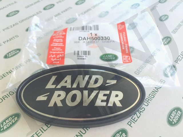 Alt view image 5 of 6 - About Oval Badges Black ON Silver -NEW Genuine Parts DAG500160 + DAH500330