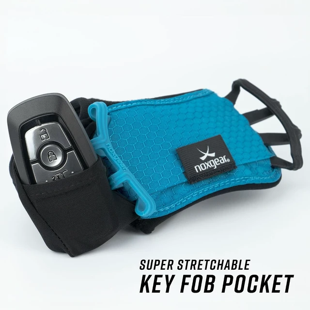 Alt view image 5 of 7 - Hand Held Phone Holder - Handheld Grip Phone Holder with Key Fob & Card Slot for Running, Jogging & Working Out - Compatible with All Phones (iPhone, & Google) - Machine Washable