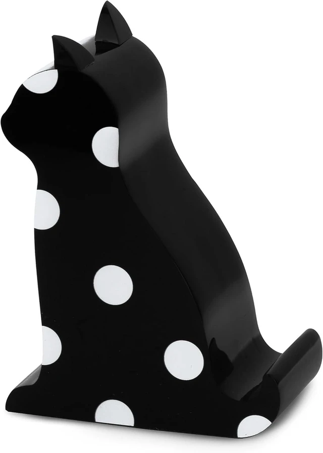 Main image of Acrylic Phone Holder, Polka Dot Cat