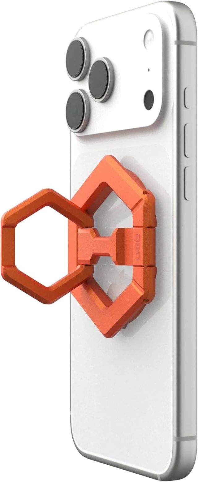 Alt view image 4 of 7 - UAG Magnetic Phone Ring Stand, MagSafe Compatible, Burnt Orange