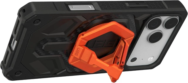 Alt view image 6 of 7 - UAG Magnetic Phone Ring Stand, MagSafe Compatible, Burnt Orange
