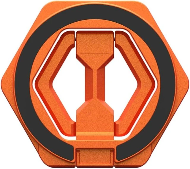 Alt view image 7 of 7 - UAG Magnetic Phone Ring Stand, MagSafe Compatible, Burnt Orange