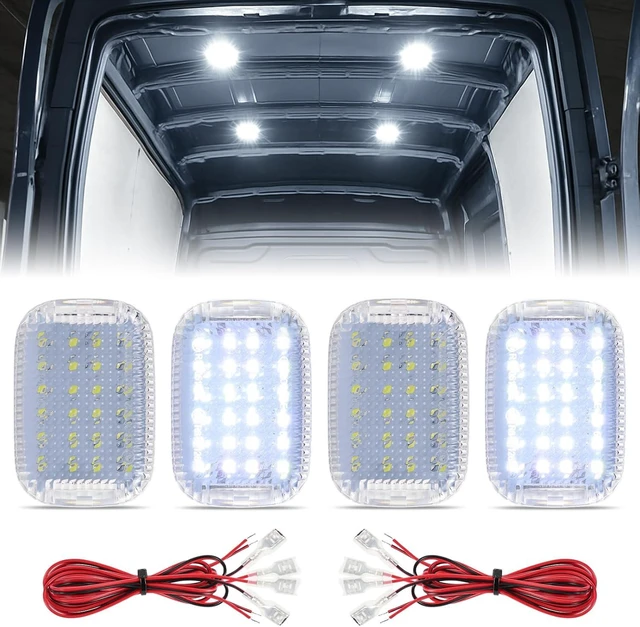 Main image of 4PC LED Interior Cargo Light with Extension Wire for 2014-2024 Ford Transit
