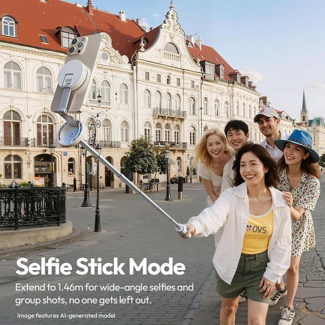 Alt view image 6 of 7 - Magnetic Phone Tripod 60'' Selfie Stick Auto Open Extendable Stand