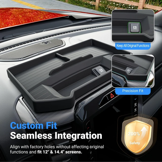 Alt view image 2 of 7 - Dashboard Storage Organizer Compatible with 2019-2026 Dodge RAM