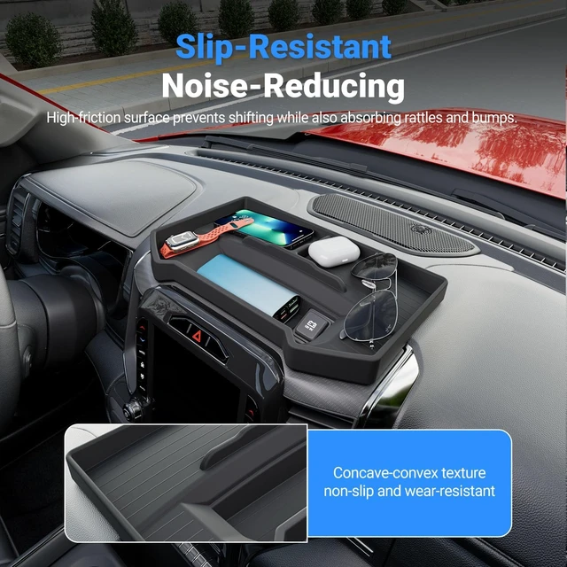 Alt view image 3 of 7 - Dashboard Storage Organizer Compatible with 2019-2026 Dodge RAM