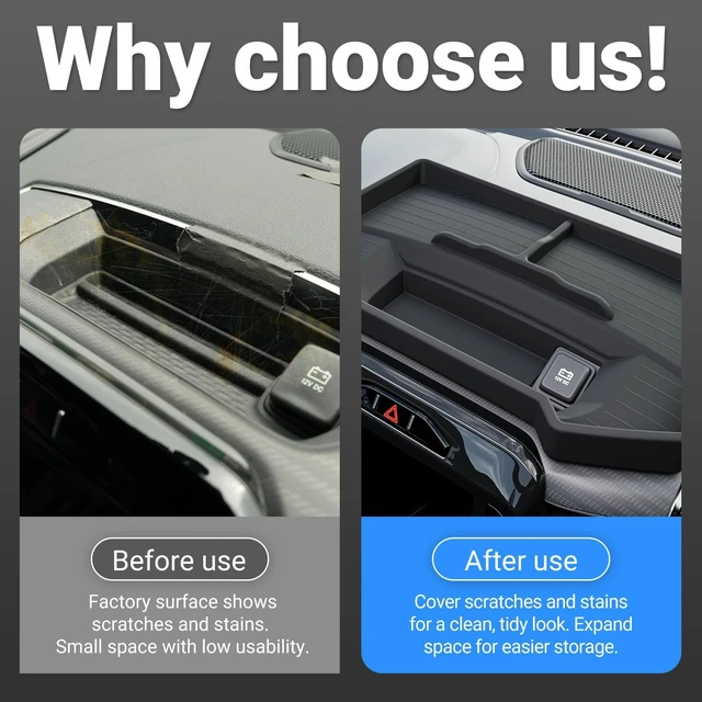 Alt view image 6 of 7 - Dashboard Storage Organizer Compatible with 2019-2026 Dodge RAM