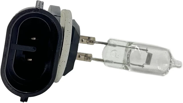 Alt view image 3 of 7 - 50 Watt Headlight Bulb, Clear, Black, Halogen, OEM Part 4010253