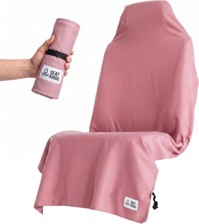 Main image of Microfiber Towel Seat Cover (Light Pink)