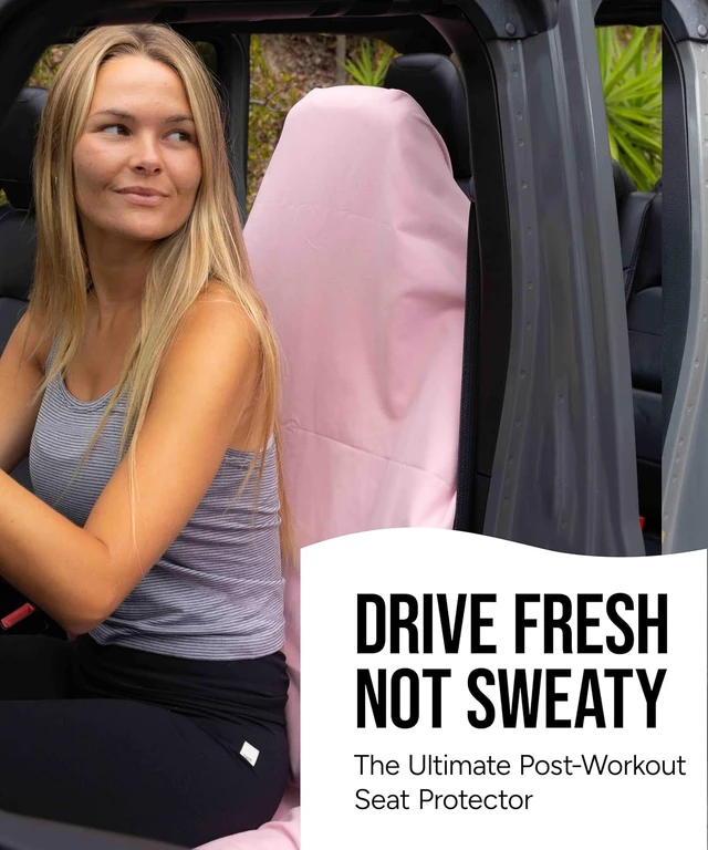 Alt view image 4 of 7 - Microfiber Towel Seat Cover (Light Pink)