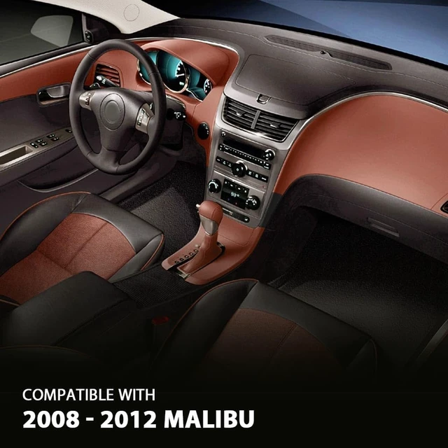 Alt view image 2 of 7 - Dash Radio Panel Bezel Trim Fit 2008-2012 Chevy Malibu,Silver