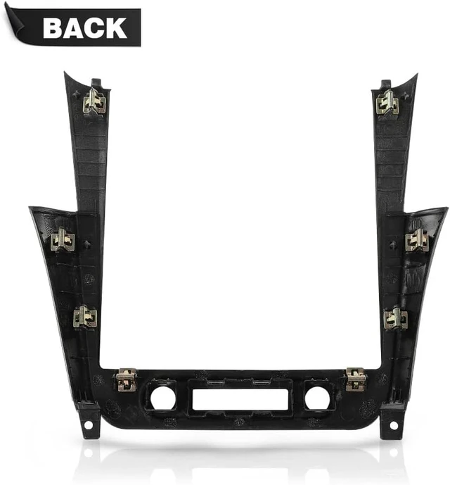 Alt view image 4 of 7 - Dash Radio Panel Bezel Trim Fit 2008-2012 Chevy Malibu,Silver