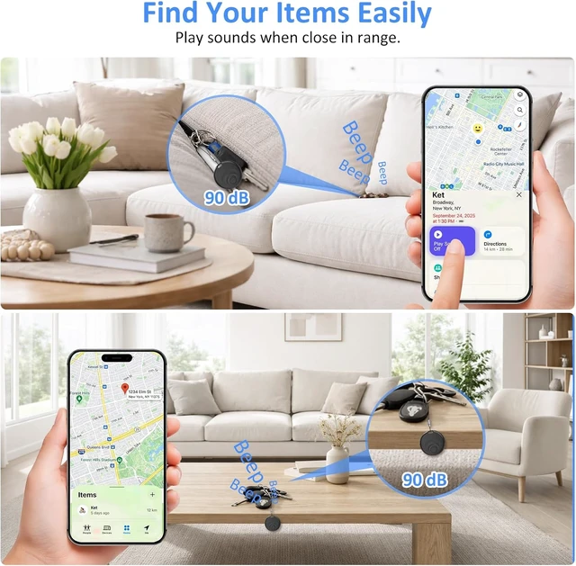 Alt view image 6 of 7 - Bluetooth Tracker Tags for iOS & Android