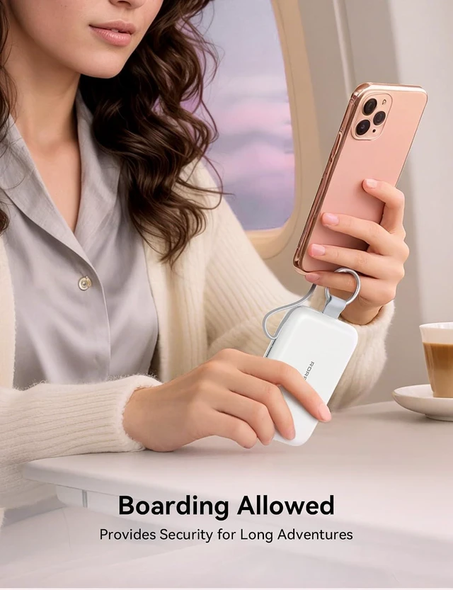 Alt view image 7 of 7 - CharmGo Portable Charger 30W PD 10000mAh Power Bank Fast Charging