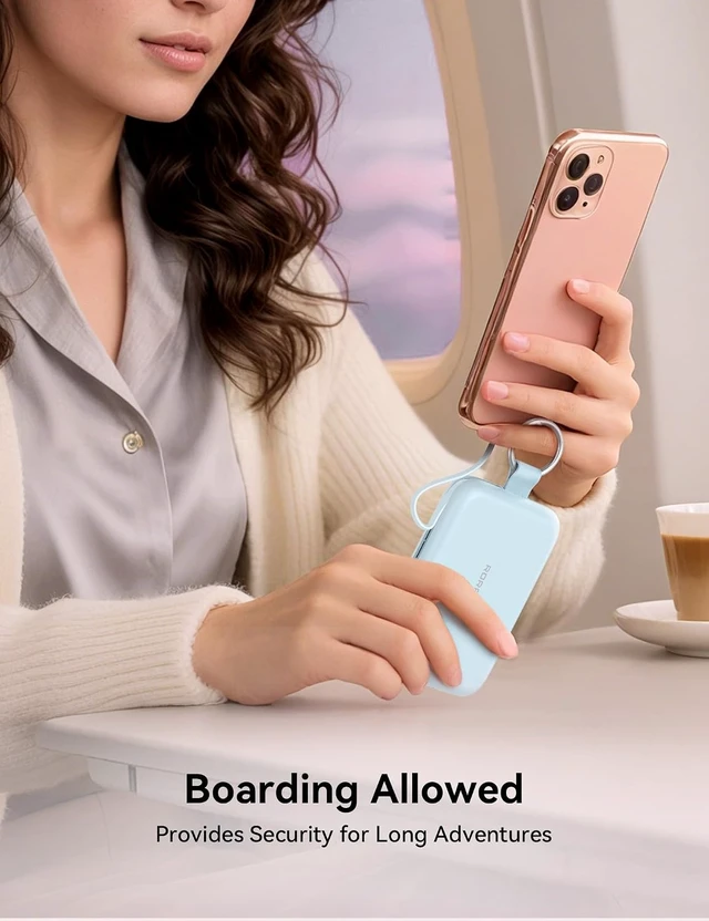 Alt view image 7 of 7 - CharmGo Portable Charger 30W PD 10000mAh Power Bank Fast Charging