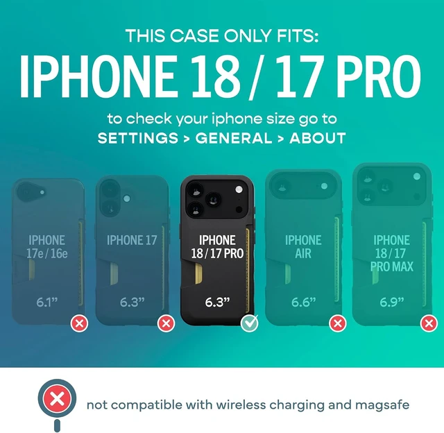 Alt view image 5 of 7 - iPhone 18 Pro/17 Pro Wallet Case, Wallet Slayer Vol 1, Liquid Sky