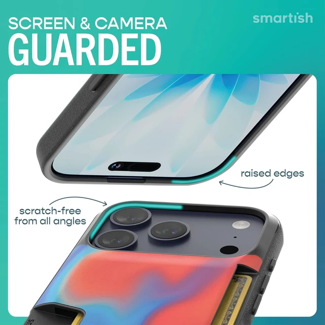 Alt view image 6 of 7 - iPhone 18 Pro/17 Pro Wallet Case, Wallet Slayer Vol 1, Liquid Sky