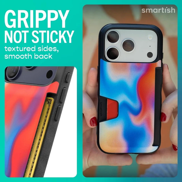 Alt view image 7 of 7 - iPhone 18 Pro/17 Pro Wallet Case, Wallet Slayer Vol 1, Liquid Sky