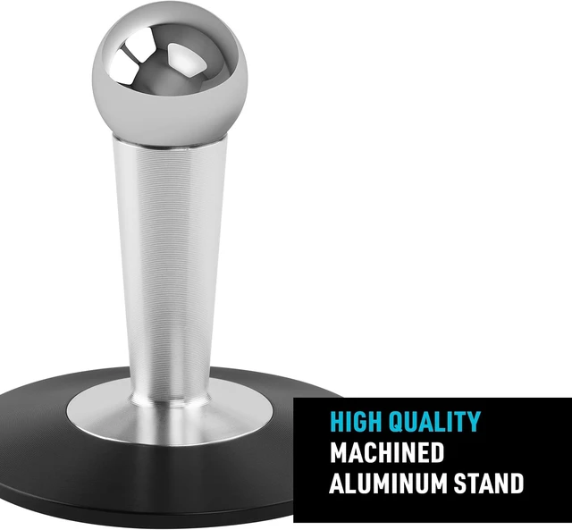 Alt view image 7 of 7 - Steelie Pedestal Mount - Tabletop Stand Compatible with MagSafe iPhones & Tablets - Magnetic Desk Phone Mount - Phone Holder Accessories for Hands-Free Use & Adjustable Viewing