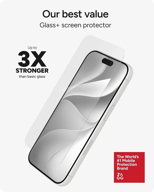 Alt view image 6 of 7 - Glass+ Screen Protector & Camera Lens Protector for iPhone 18 Pro