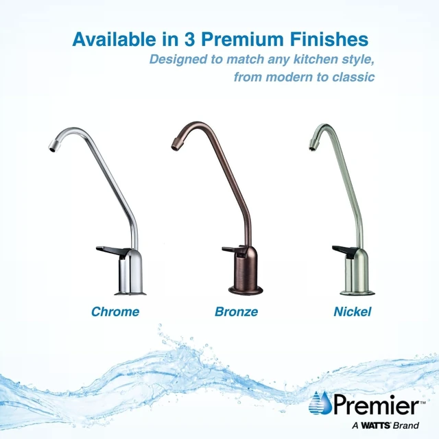 Alt view image 2 of 4 - Air Gap RO Auxiliary Faucet Chrome 1/4" Touch N'Flow Handle