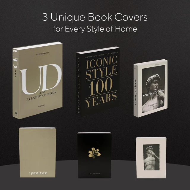 Alt view image 6 of 7 - Designer Decorative Books Set of 3, Contemporary Faux Books with Storage