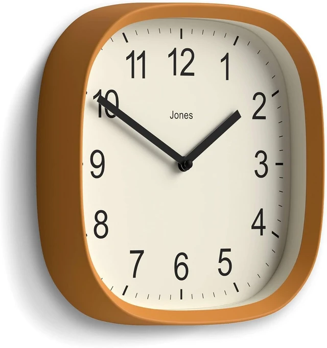 Alt view image 2 of 7 - ® Sprite wall Clock | Modern Square Clock | 10" | Yellow