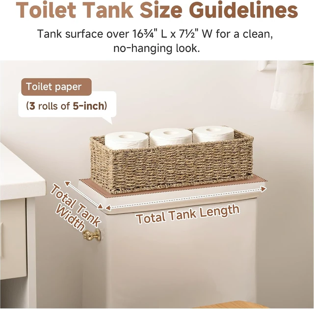 Alt view image 3 of 7 - Toilet Paper Basket, Bathroom Basket Organizer for Storage