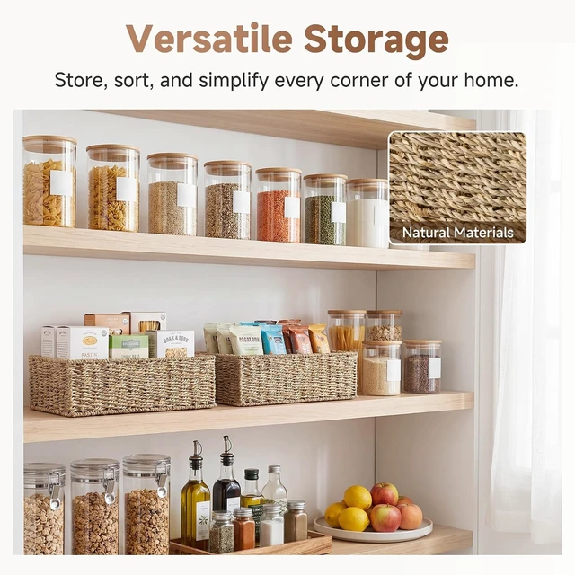 Alt view image 4 of 7 - Toilet Paper Basket, Bathroom Basket Organizer for Storage