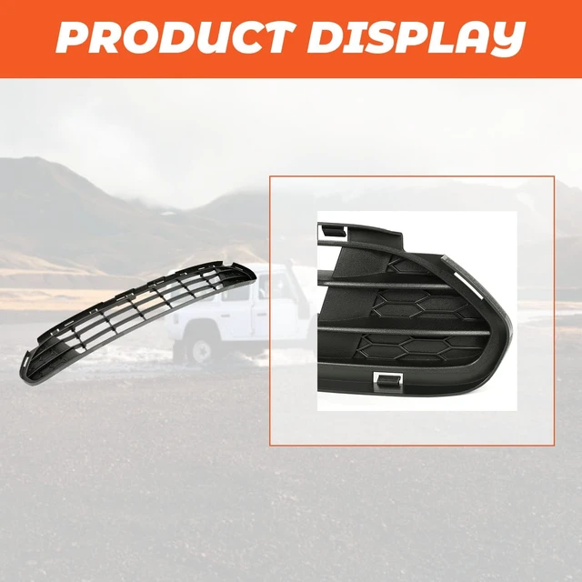 Alt view image 3 of 7 - Lower Grille Compatible with 2010-2012 Fusion Hybrid&S&SE&SEL&Sport