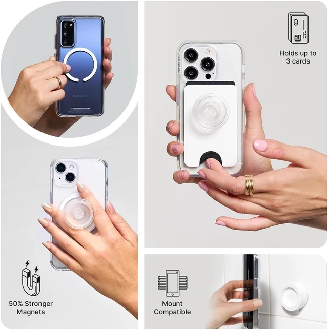 Alt view image 3 of 3 - Phone Grip for MagSafe, Magnetic Holder- Hot Dog