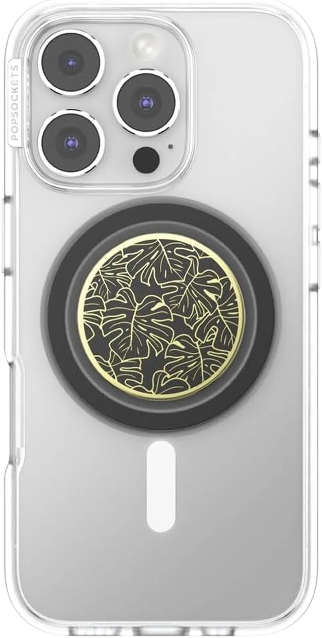 Alt view image 3 of 5 - Phone Grip for MagSafe, Magnetic Holder- Monstera