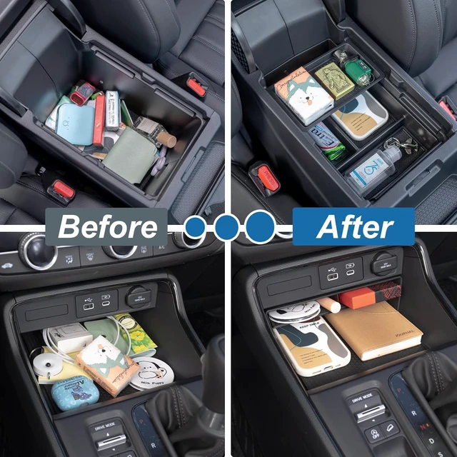 Alt view image 7 of 7 - 4PCS Center Console Organizer Set for 2023-2026 Honda CRV