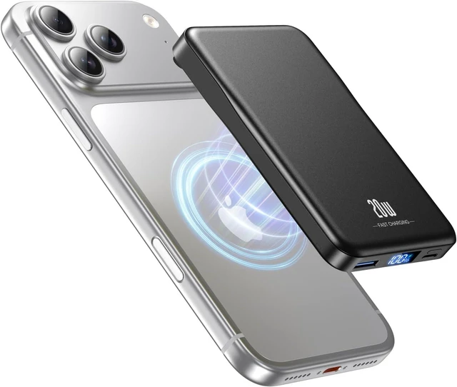 Main image of Magnetic Portable Charger 10000mAh, Fast Charging MagSafe Battery Pack