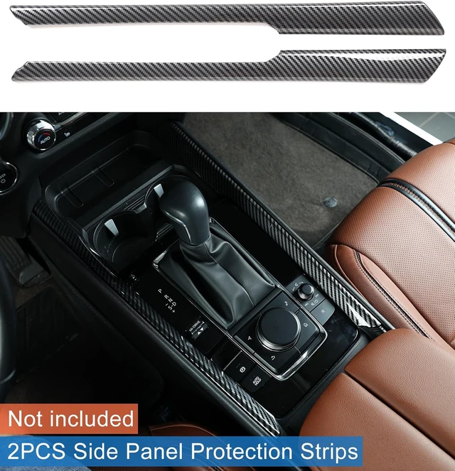 Alt view image 5 of 7 - Fit for Mazda CX50 2023 2024 2025 2026 Accessories, Carbon Fiber Gear Shift Box Panel Car Center Console Cover Gear Panel Gear Shift Knob Cover Trims Frame Protection for CX 50 Interior