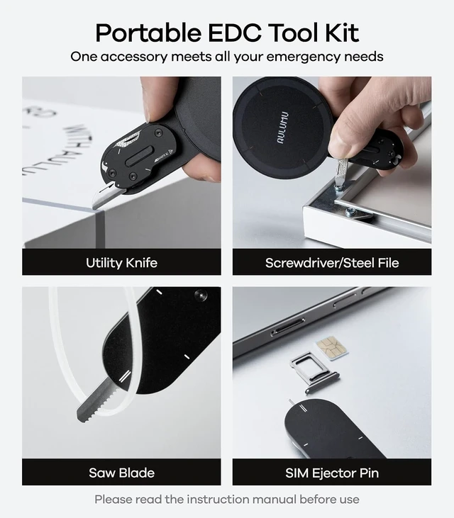 Alt view image 2 of 6 - G05 Pro Magnetic Phone Kickstand with EDC Multi-Tool