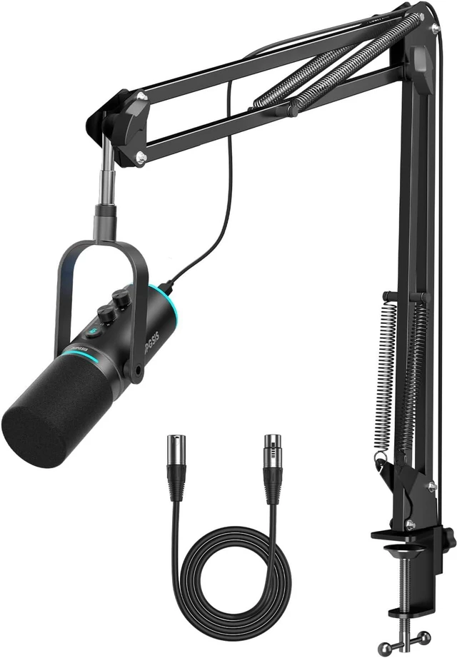 Main image of PUPGSIS XLR/USB Dynamic Podcast Microphone for Streaming/Recording/Gaming