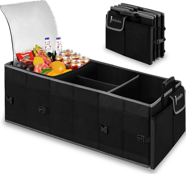 Main image of Trunk Organizer and Storage with Built-In Insulated Leak Proof Cooler Bag
