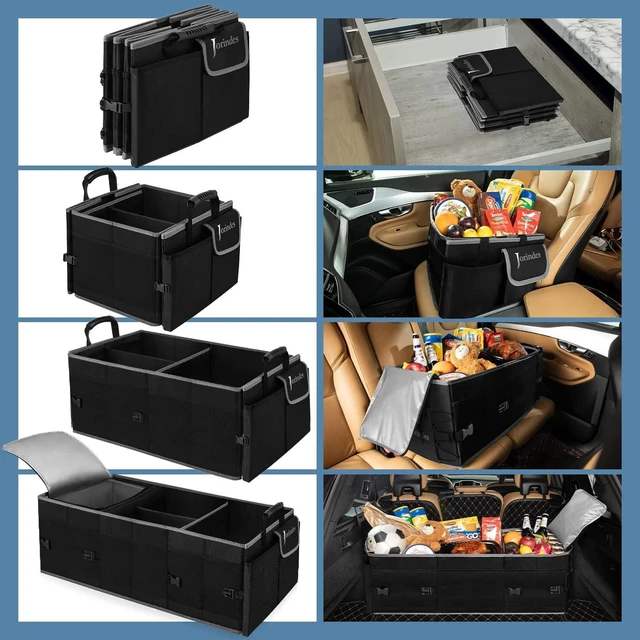 Alt view image 6 of 7 - Trunk Organizer and Storage with Built-In Insulated Leak Proof Cooler Bag